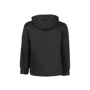 Kabát bélelt, 4 külső zseb (100%pamut) TOP ELITE BERGEN, fekete, 3XL