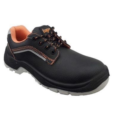 Munkavédelmi félcipő S1P acél orrmerevítő TOP PROTECT LOW, fekete, 41