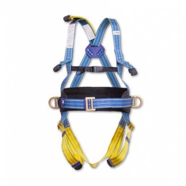 Testheveder Irudek Light Plus 4 hátsó rögzítési pont, kék/sárga, S-M